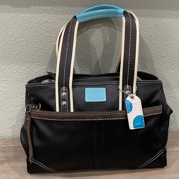 Coach Handbags - “Final Price”Authentic Black Coach Satchel Handbag